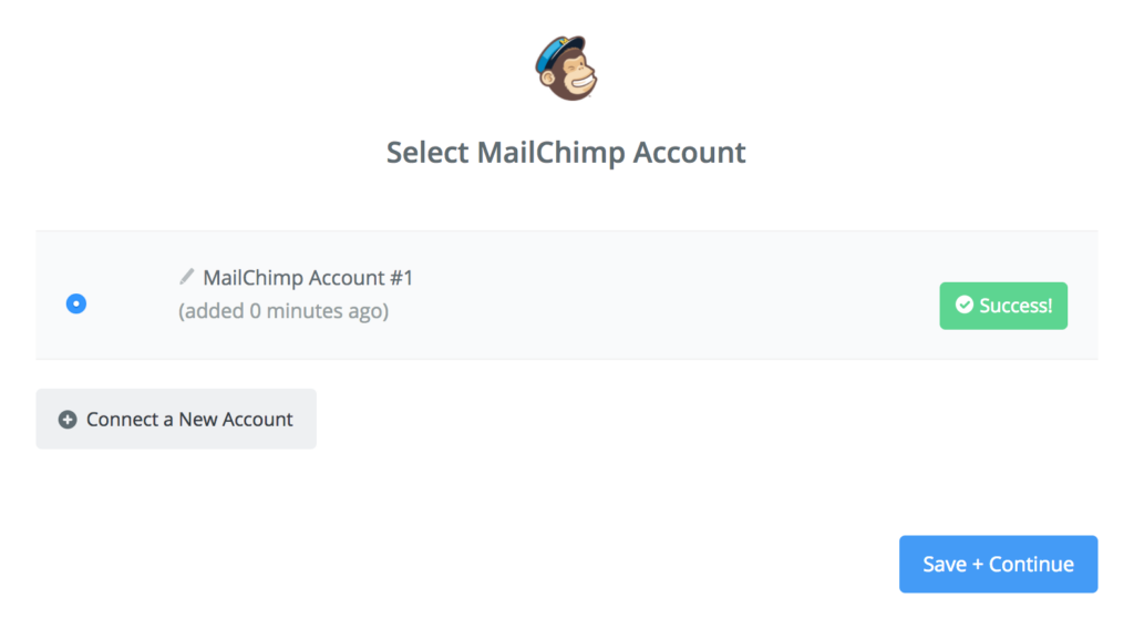 Test MailChimp réussi