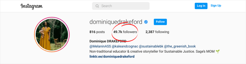 Statistiques sur les abonnés des influenceurs
