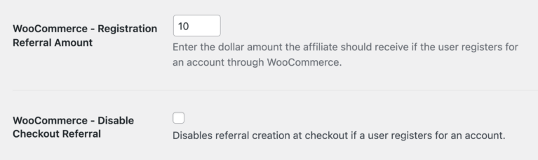 WooCommerce登録紹介額