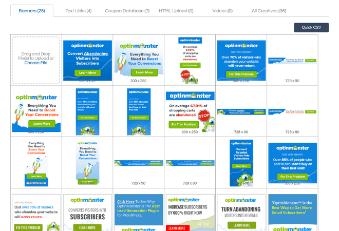 Obtenez plus de ventes pour votre programme d'affiliation avec des créations