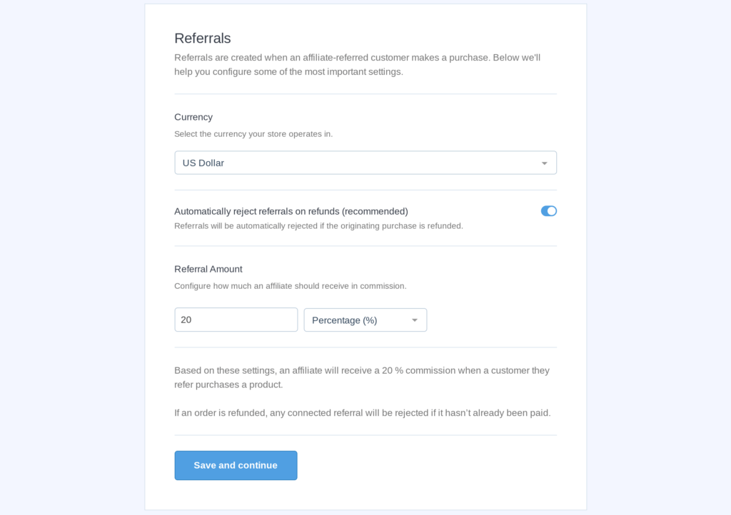 Définir la commission d’affiliation dans WordPress