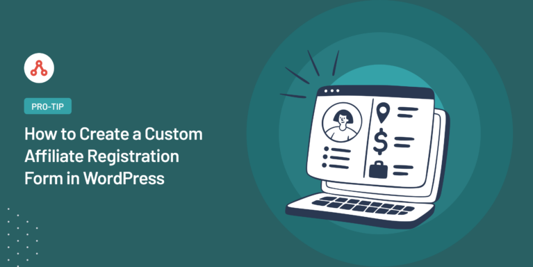 Crear un registro de afiliados personalizado en WordPress