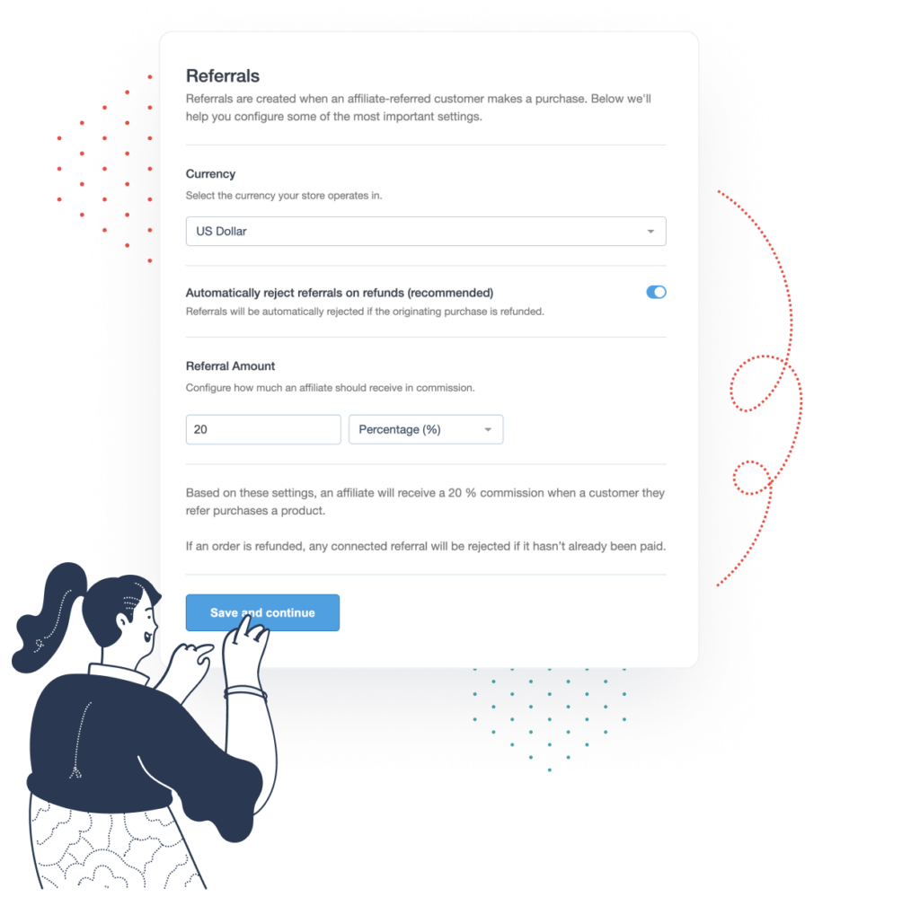 Choisissez votre structure de commission d'affiliation