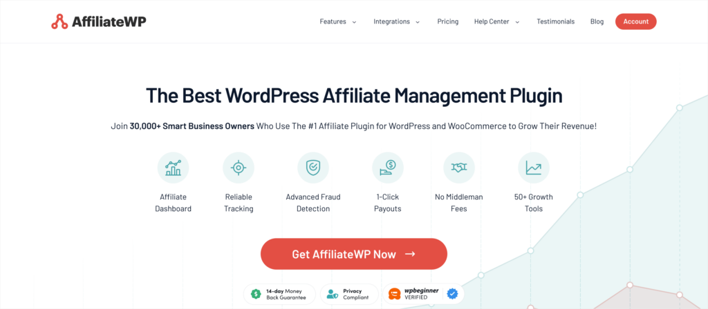 AffiliateWP : le meilleur plugin de gestion de programme d'affiliation WordPress