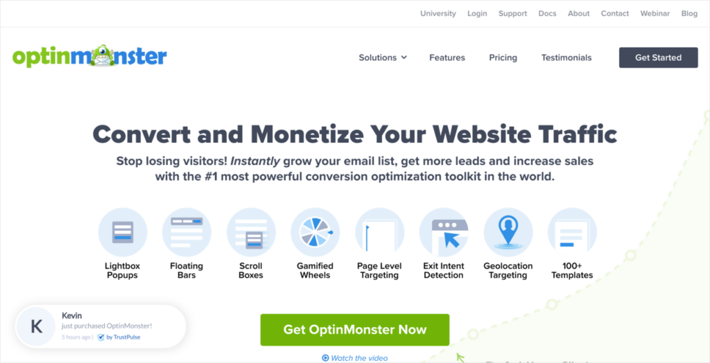 OptinMonster：最高のコンバージョン最適化ツールキット