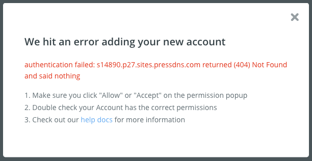 Erreur Zapier : URL introuvable
