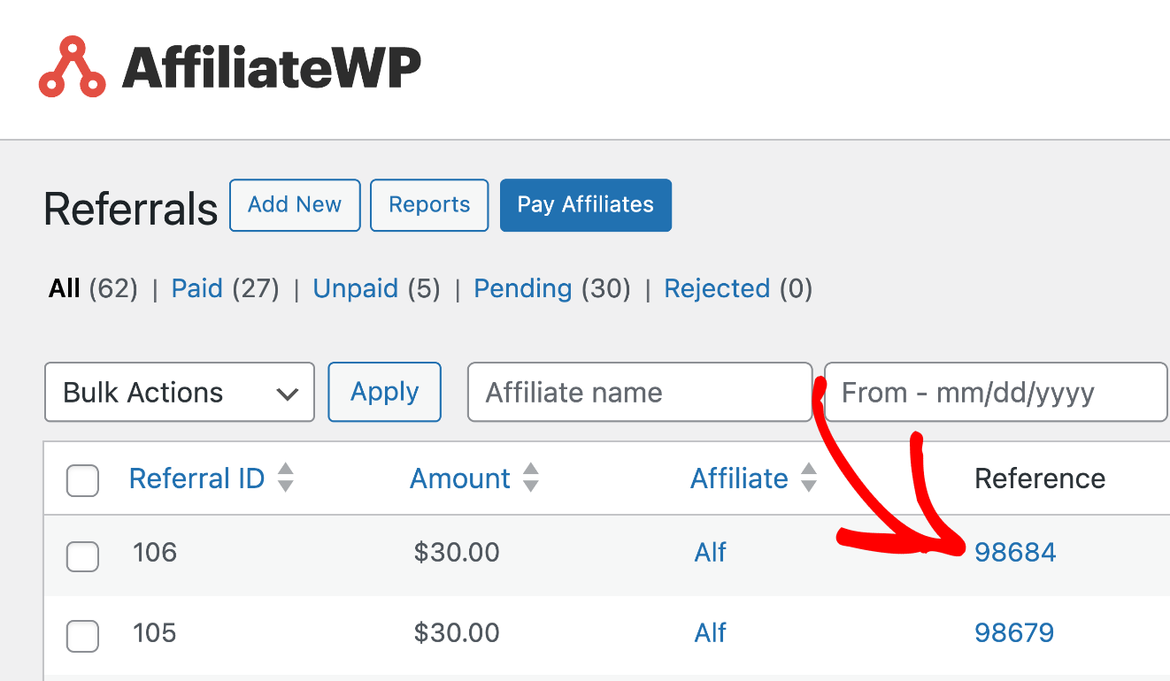 WooCommerce Bestell-ID