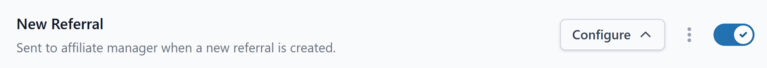 Enable Email for New Referral