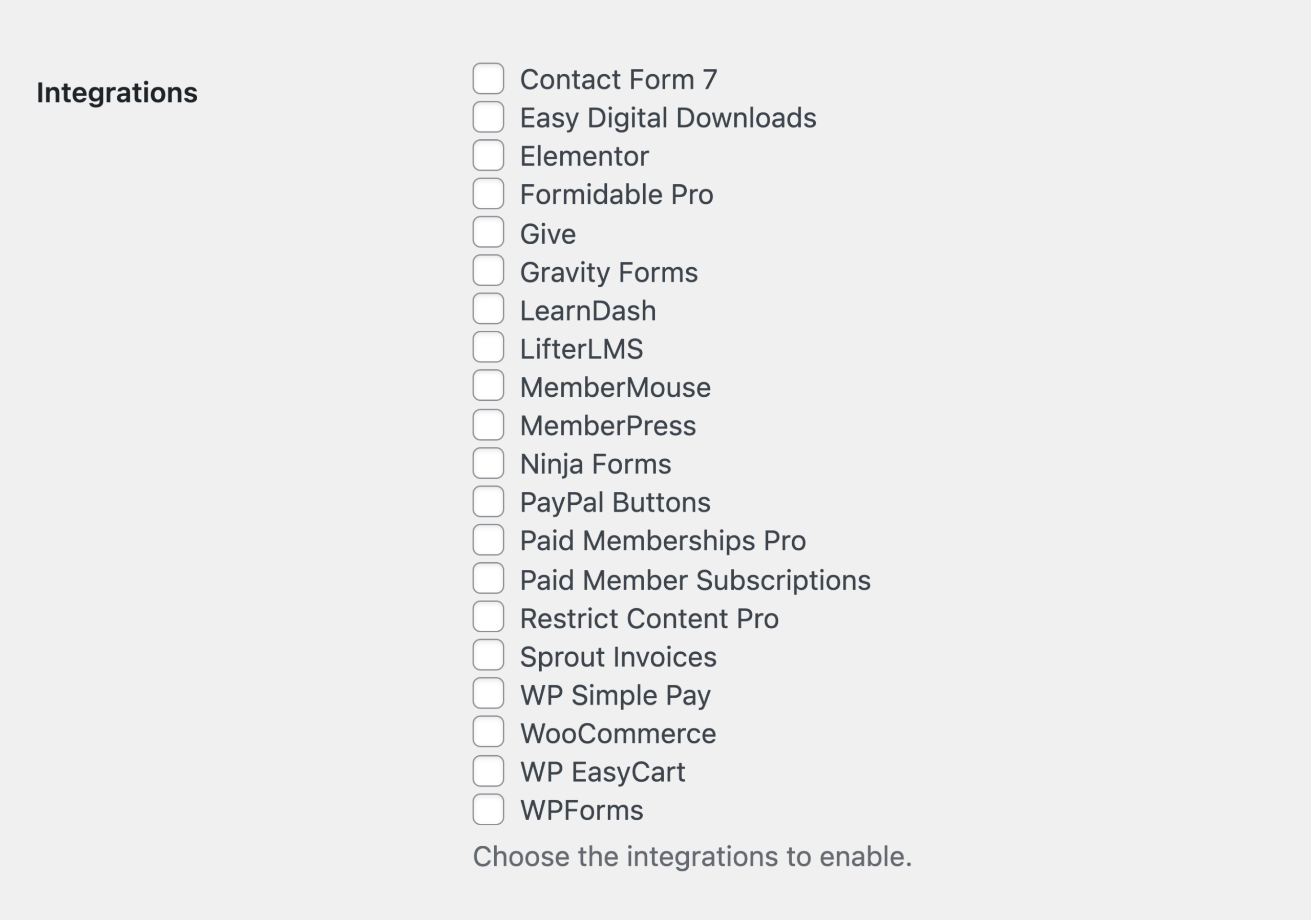 AffiliateWP Integrations