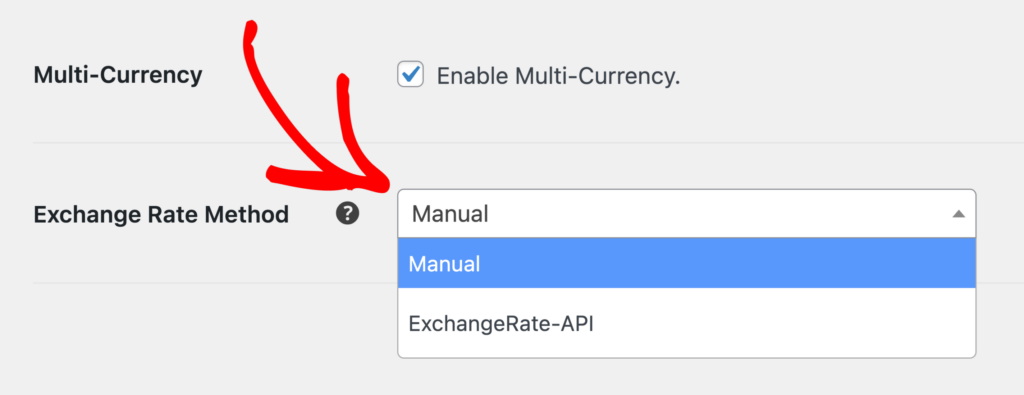 Método de tipo de cambio multidivisa
