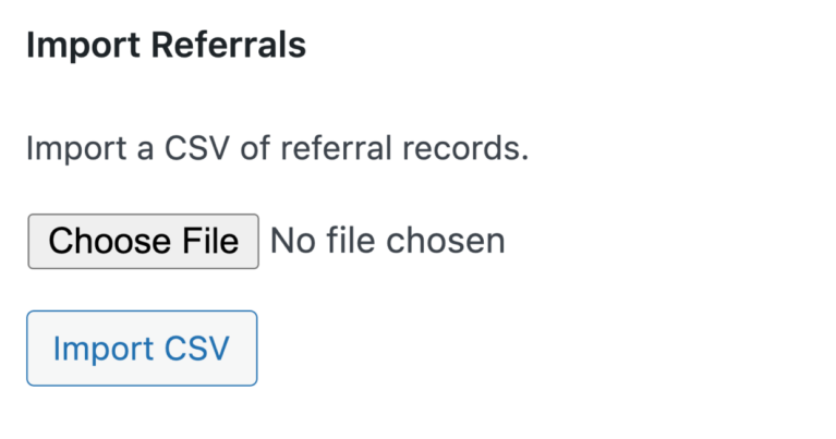 Importar referencias CSV