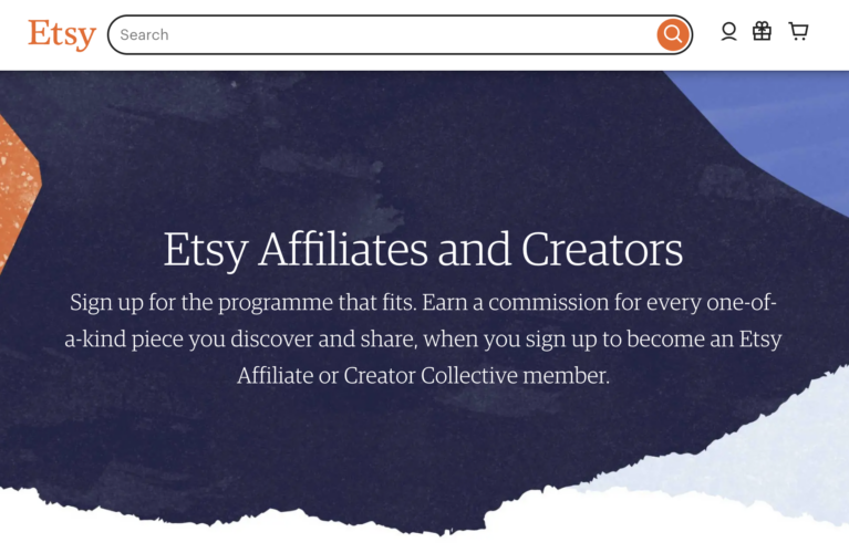 Programme d'affiliation Etsy