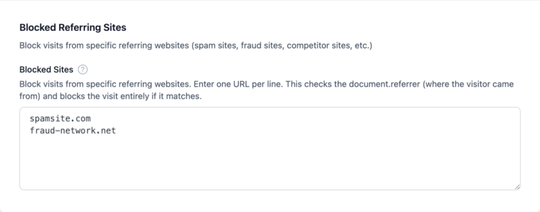 ブロックされた参照元サイト